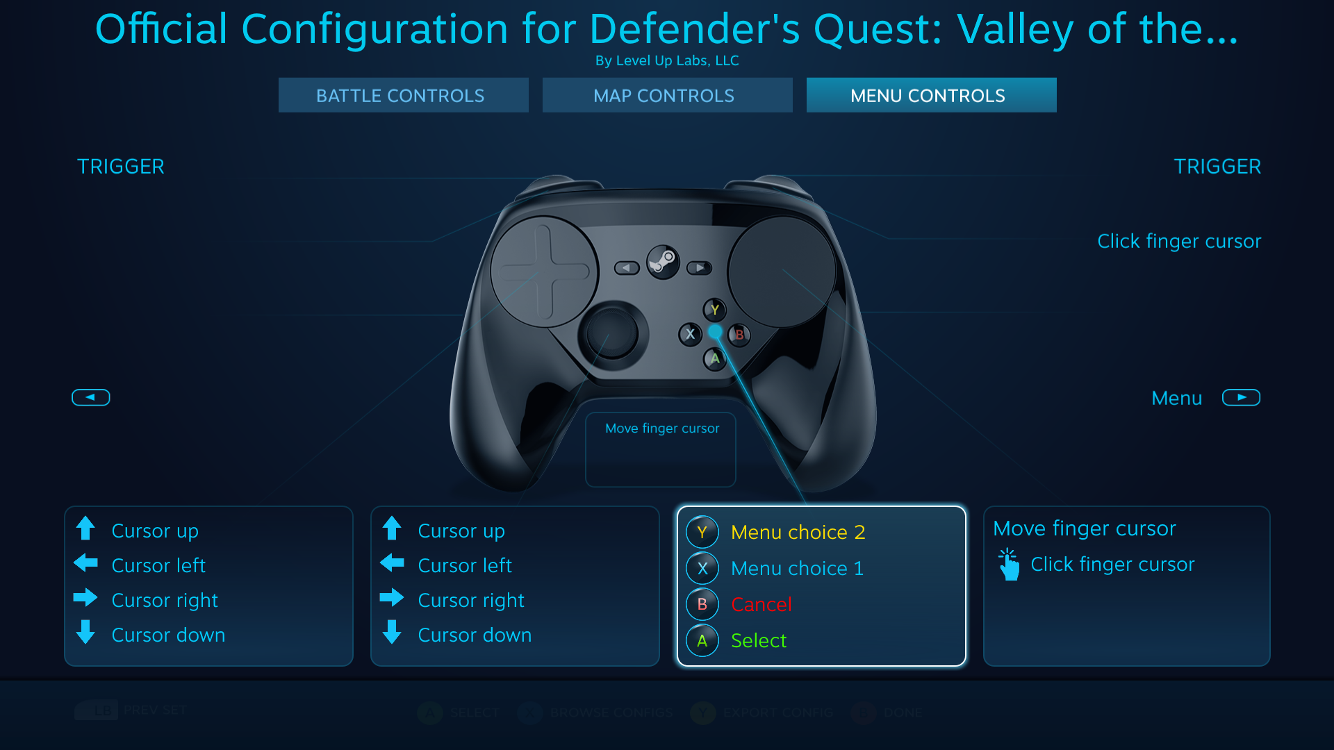 Dream Vapor Controller title screen for Xbox Series X
