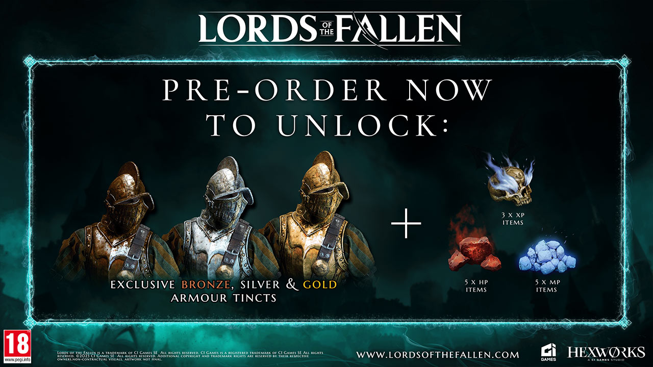 Lords Of The Fallen [Collector's Edition] title screen for Xbox Series X