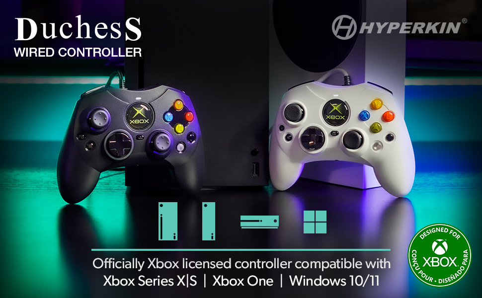 DuchesS Wired Controller title screen for Xbox Series X