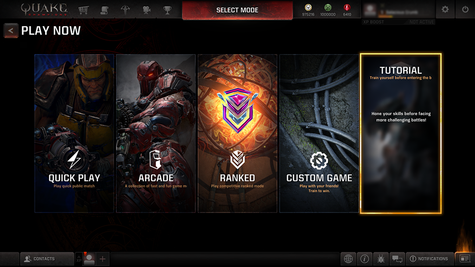 Quake title screen for Xbox Series X