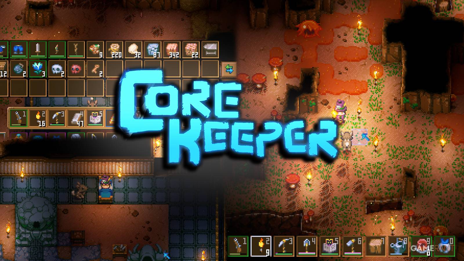 Core Keeper title screen for Xbox Series X