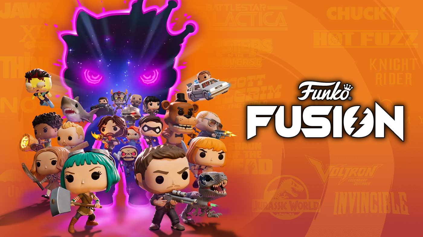 Funko Fusion title screen for Xbox Series X