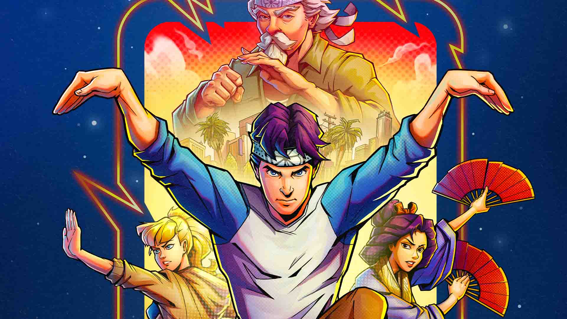 The Karate Kid: Street Rumble title screen for Xbox Series X