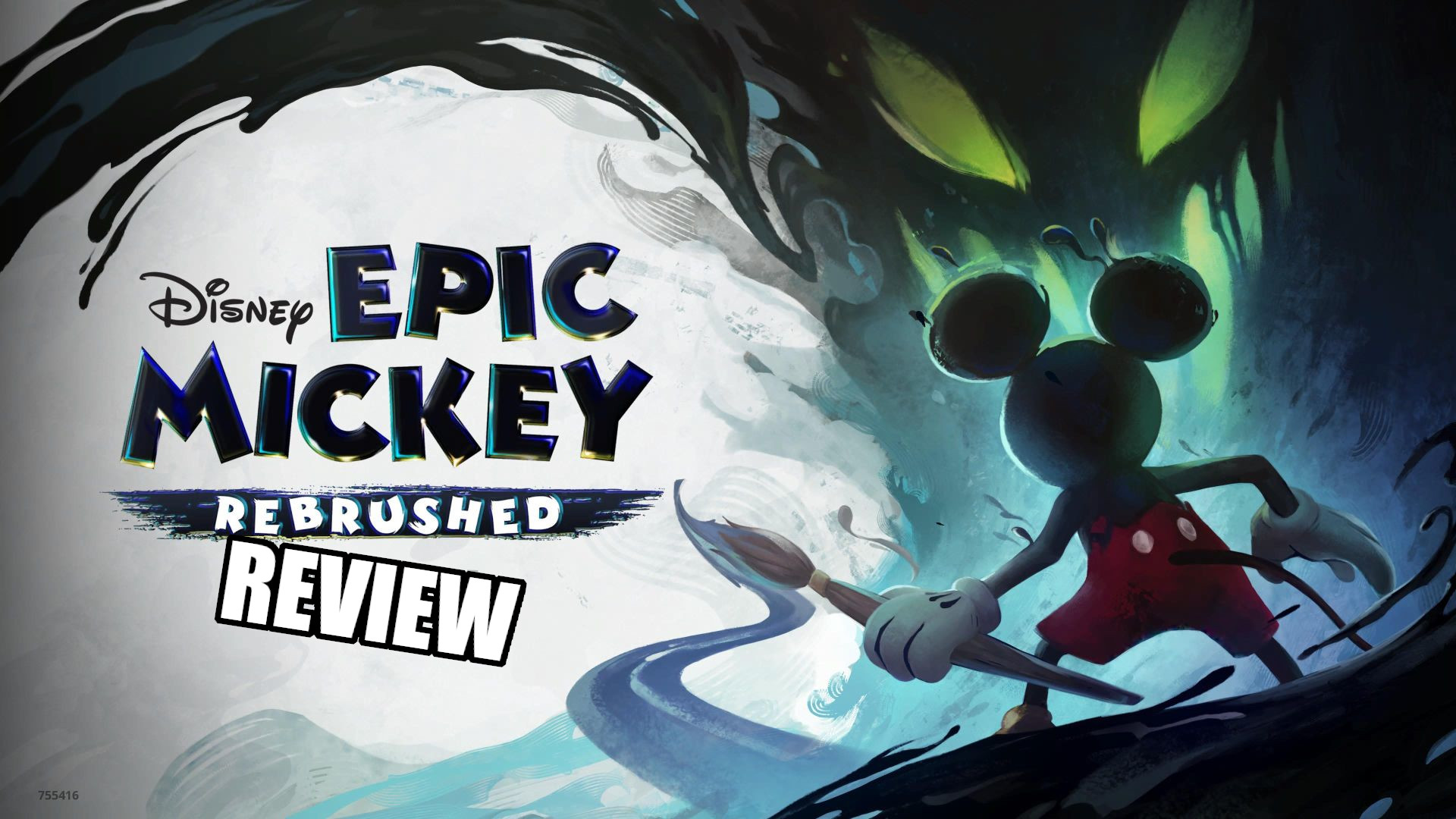Epic Mickey: Rebrushed title screen for Xbox Series X