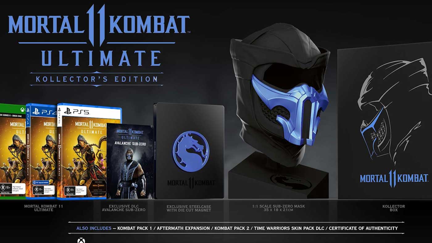 Mortal Kombat 11 Ultimate title screen for Xbox Series X