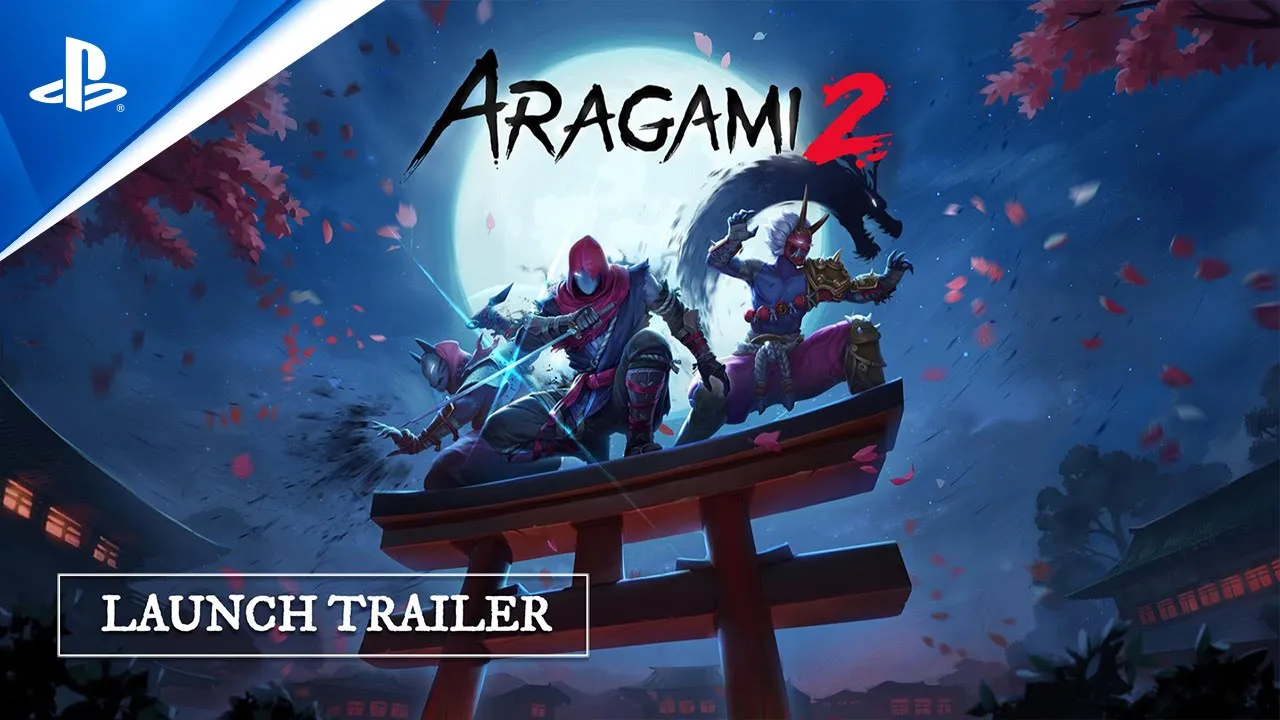 Aragami 2 title screen for Xbox Series X