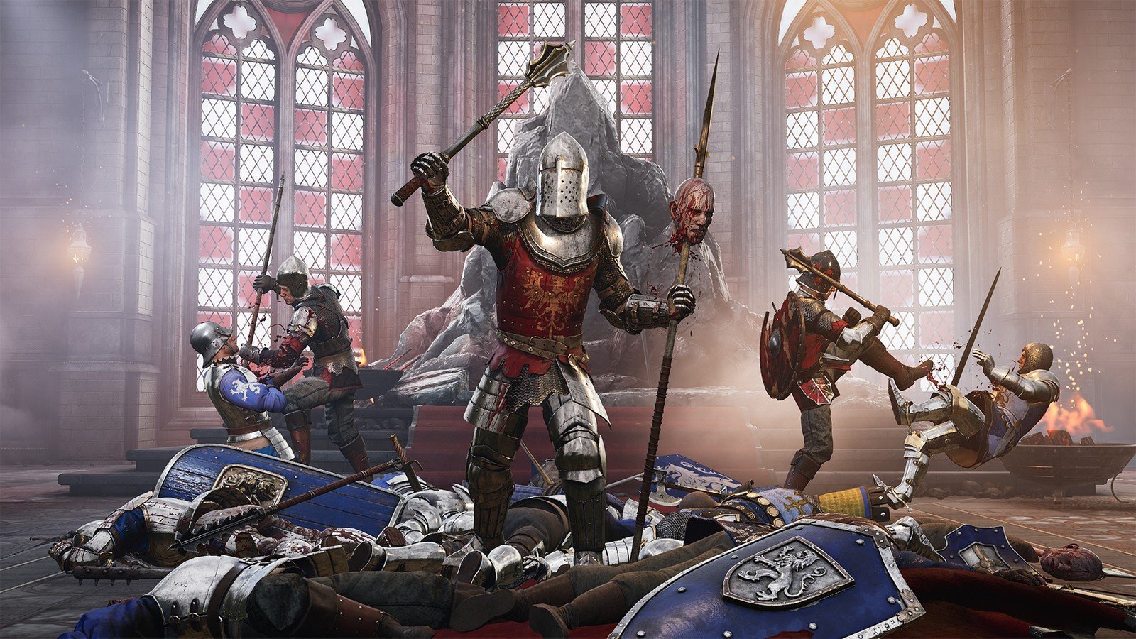 Chivalry II title screen for Xbox Series X