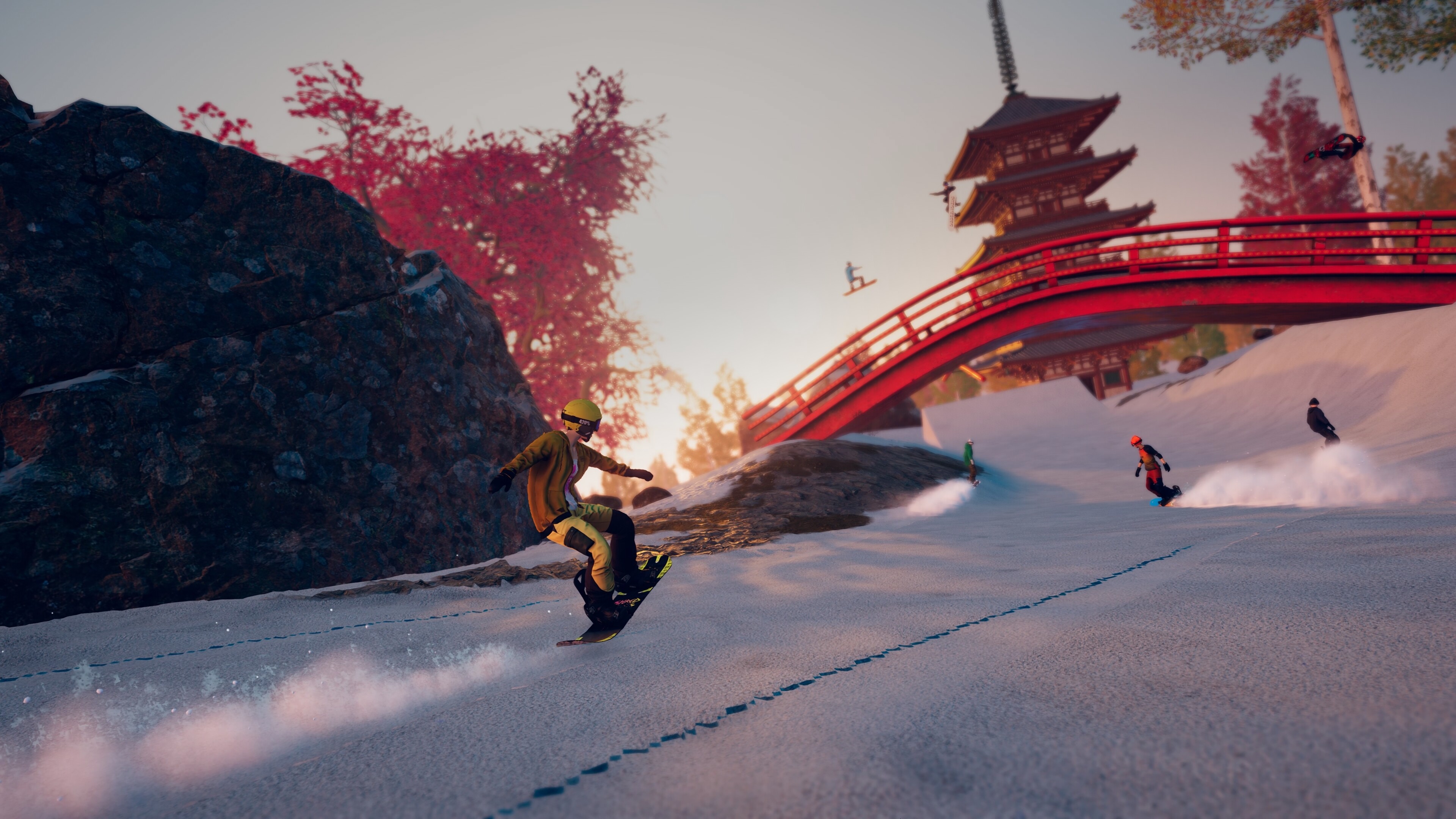 Descenders title screen for Xbox Series X