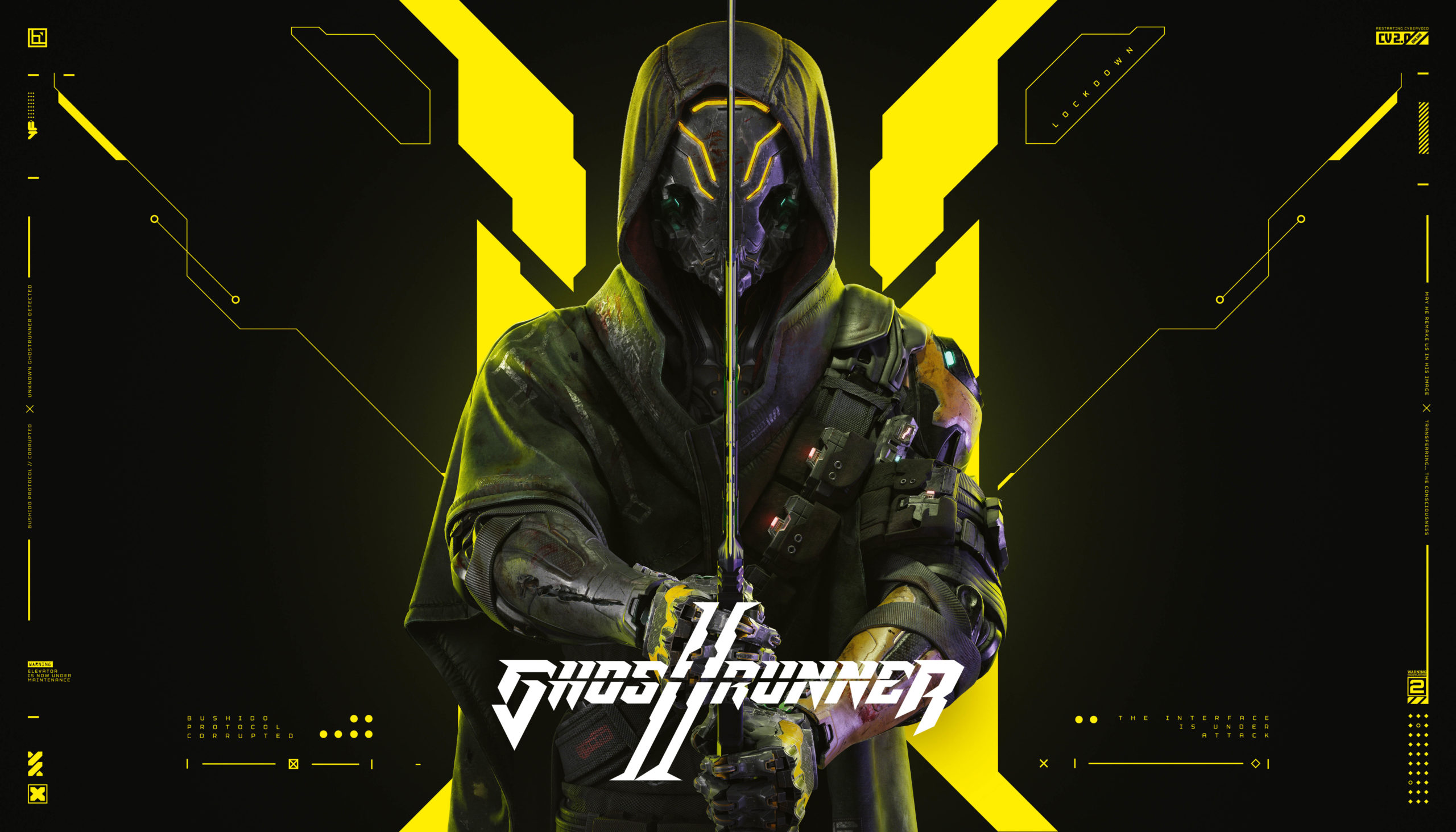 Ghostrunner title screen for Xbox Series X