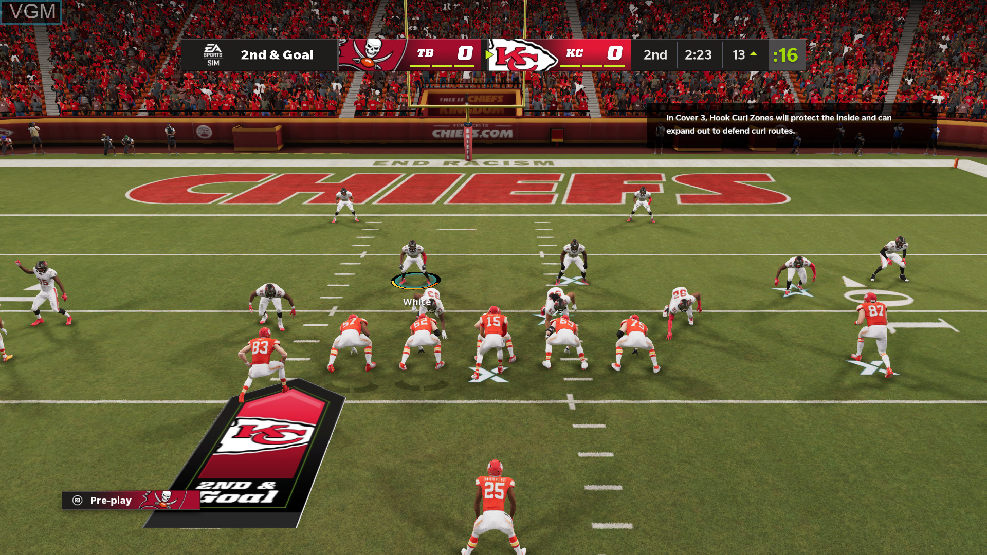 Madden NFL 22 title screen for Xbox Series X