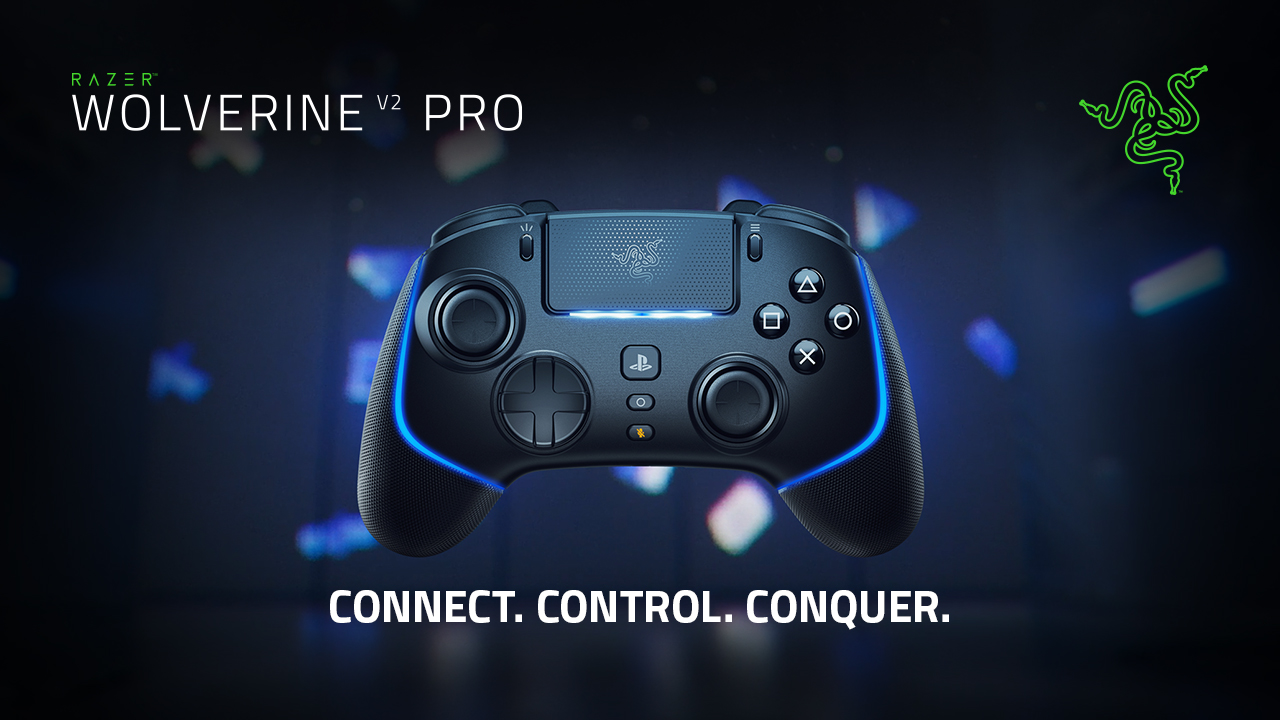Razer Wolverine V2 Wired Gaming Controller title screen for Xbox Series X