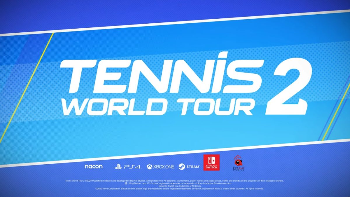 Tennis World Tour 2 Complete Edition title screen for Xbox Series X