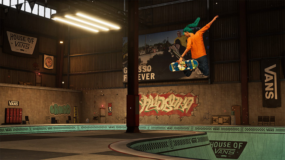 Tony Hawk's Pro Skater 1+2 title screen for Xbox Series X