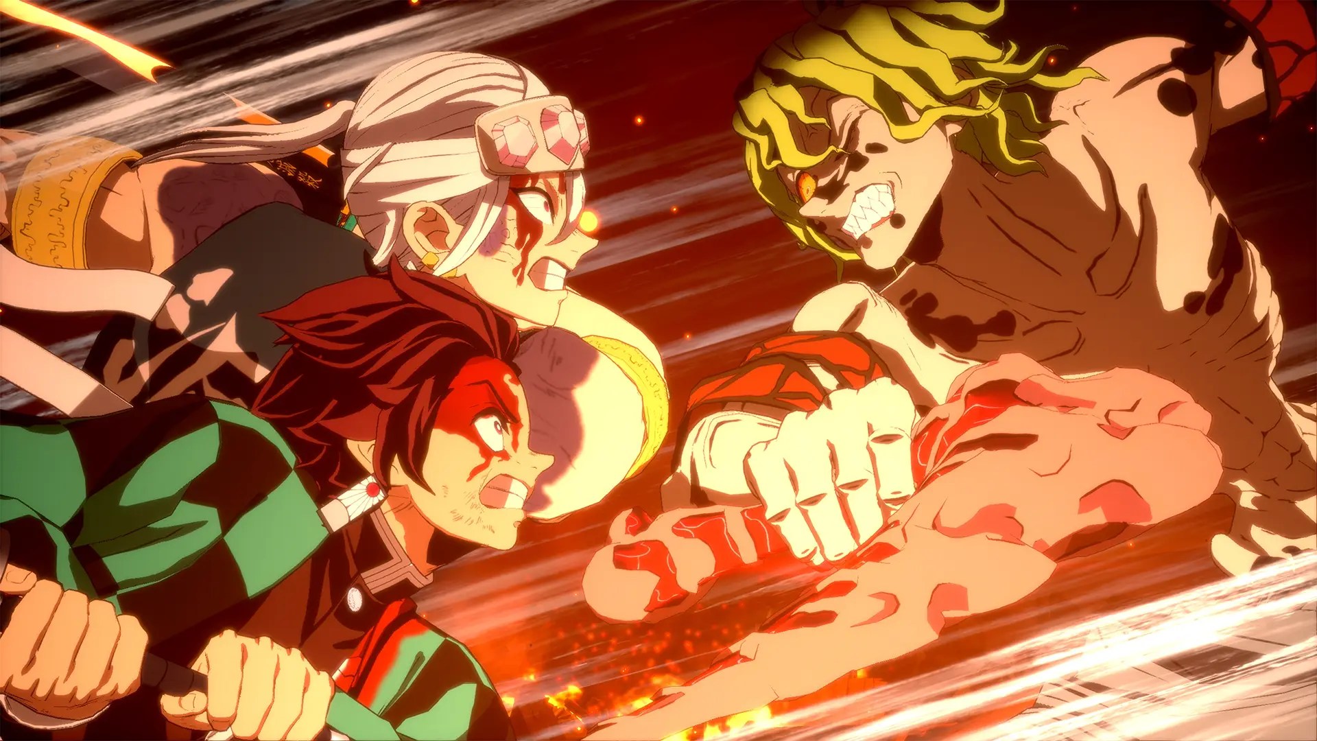 Demon Slayer: The Hinokami Chronicles title screen for Xbox Series X