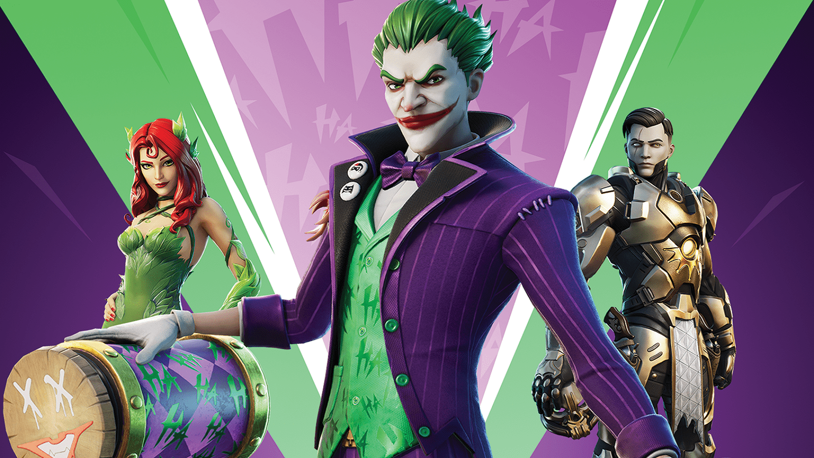 Fortnite: The Last Laugh Bundle title screen for Xbox Series X