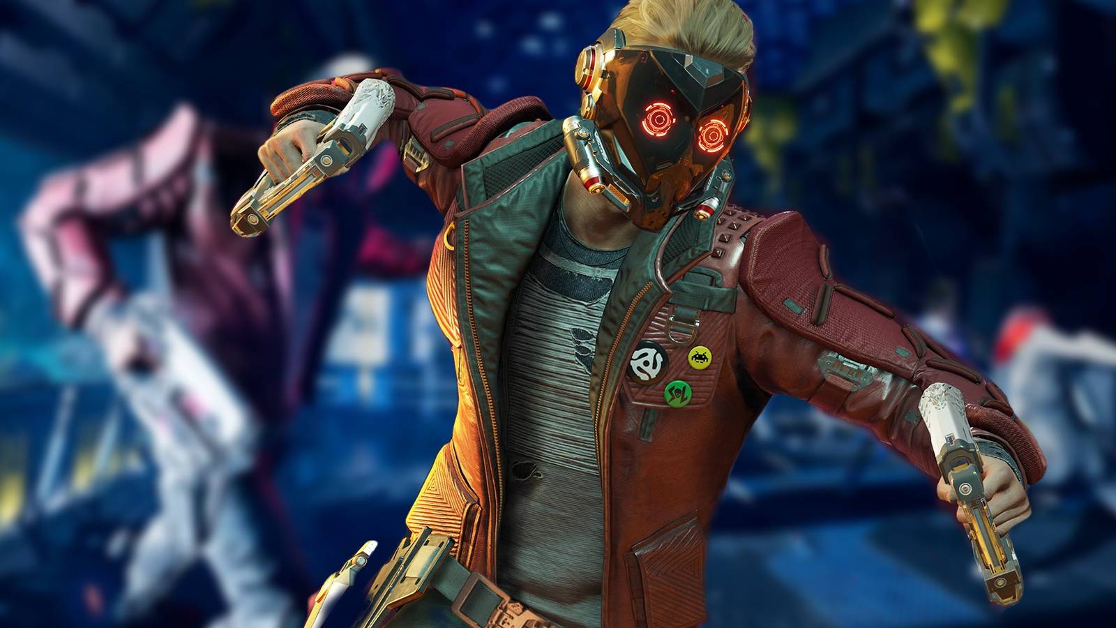Marvel's Guardians of the Galaxy title screen for Xbox Series X