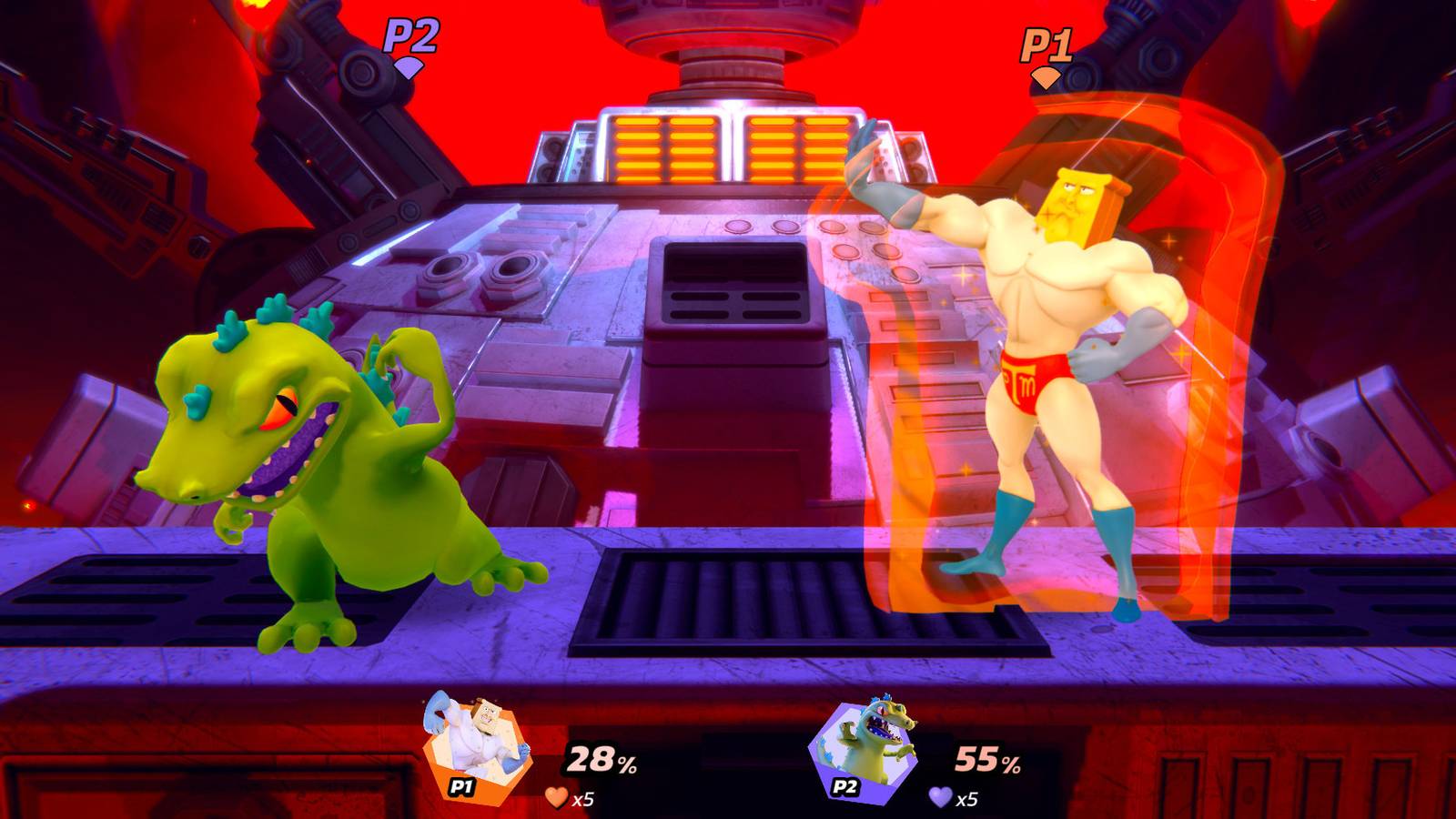 Nickelodeon All Star Brawl title screen for Xbox Series X