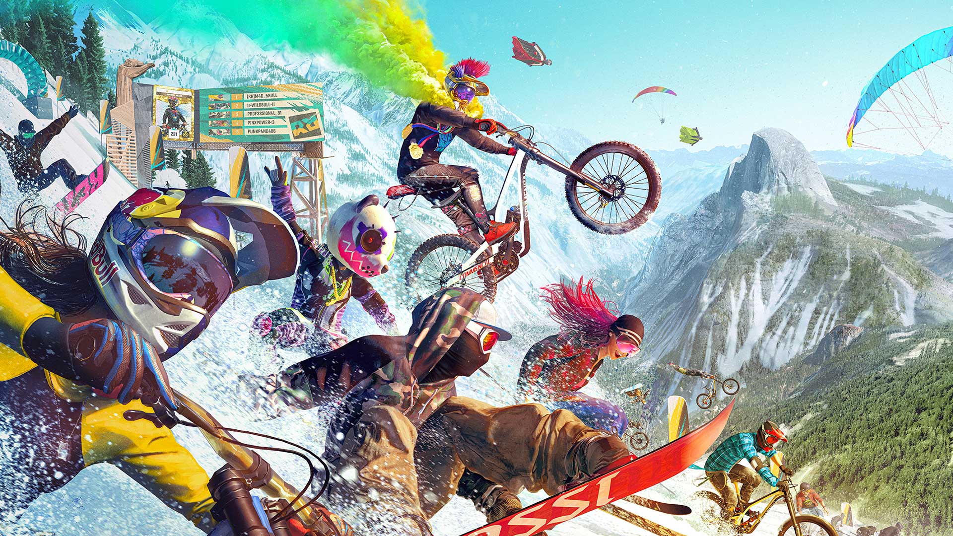 Riders Republic title screen for Xbox Series X