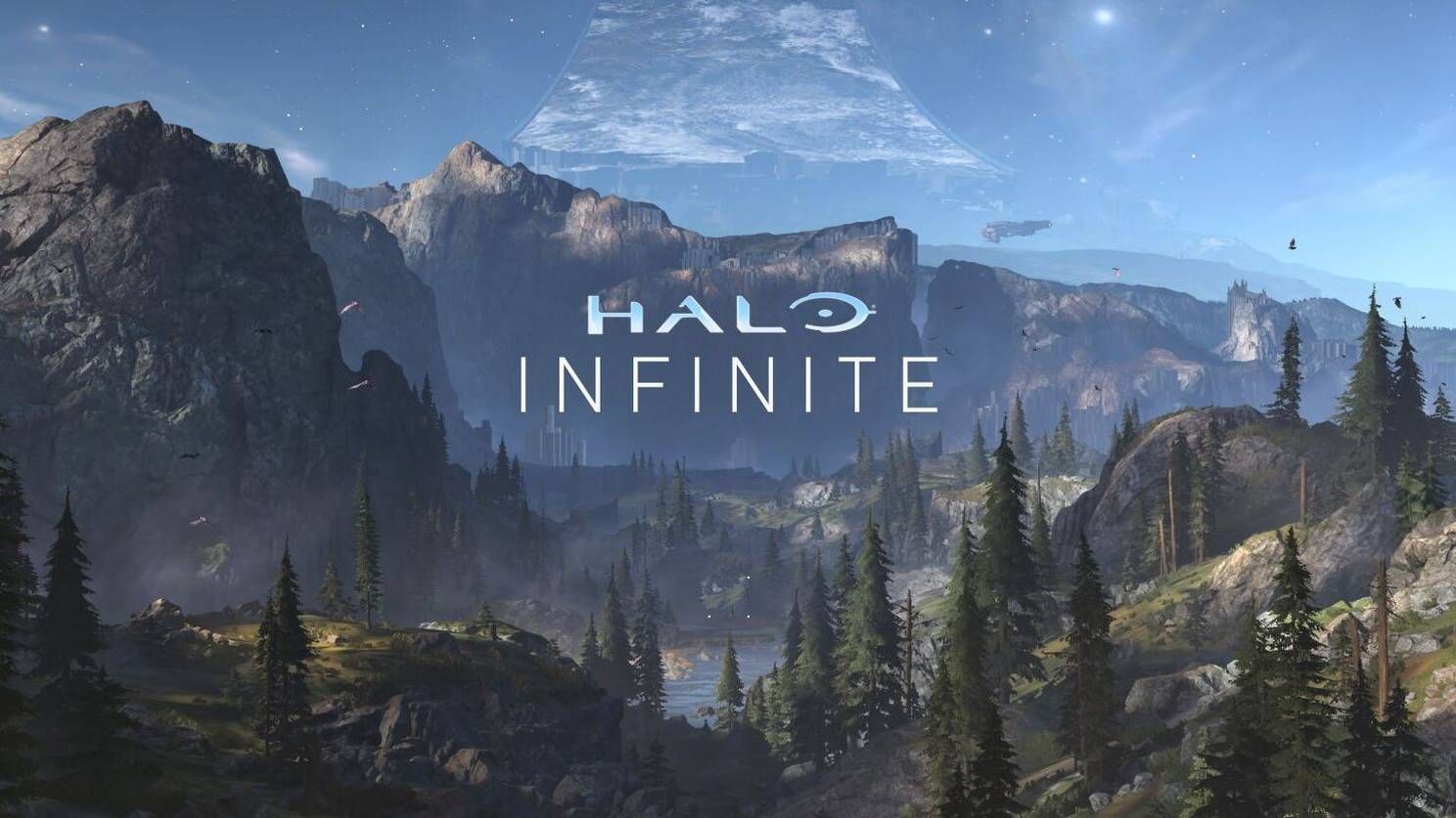 Halo Infinite title screen for Xbox Series X