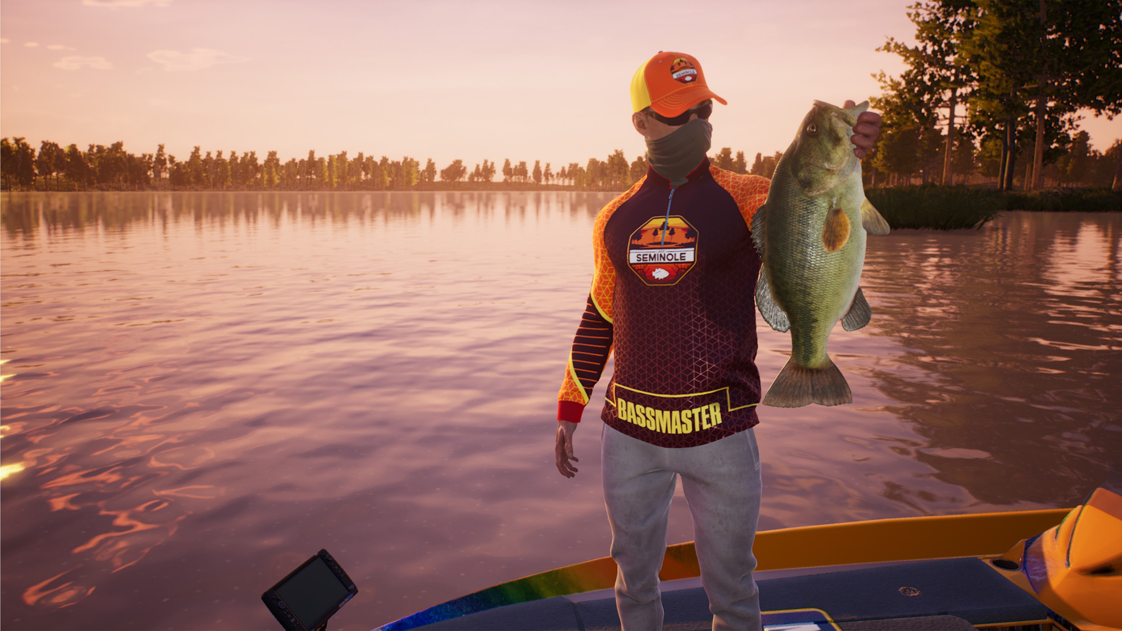 Bassmaster Fishing 2022 Deluxe Edition title screen for Xbox Series X