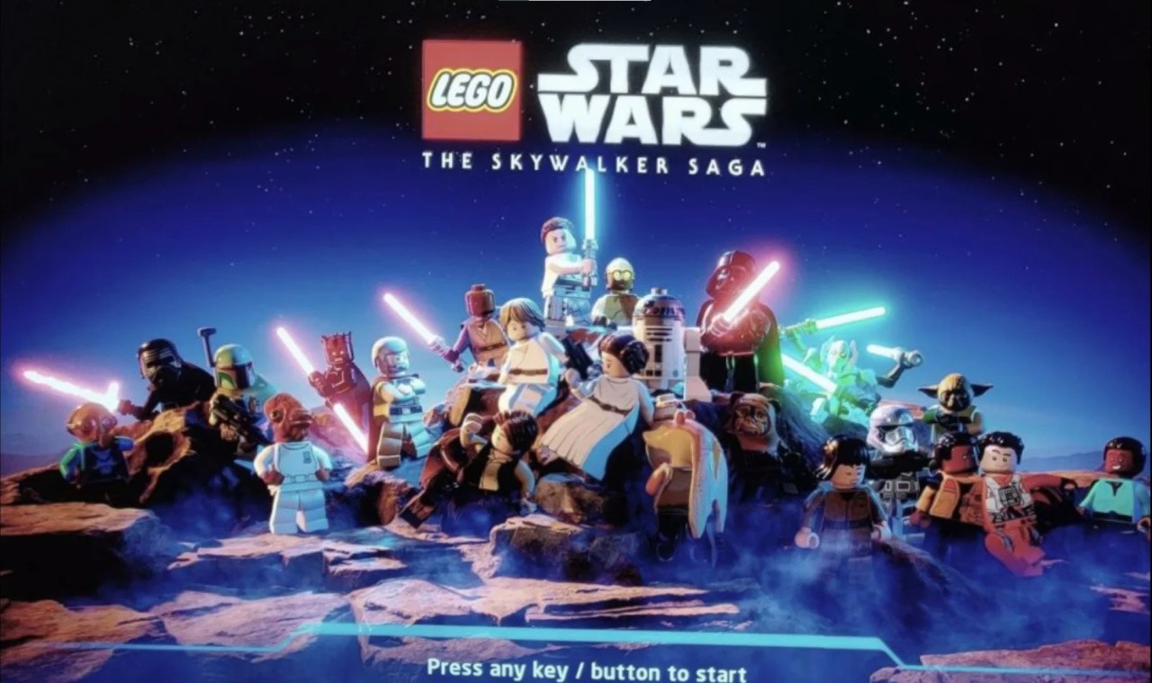 LEGO Star Wars: The Skywalker Saga title screen for Xbox Series X
