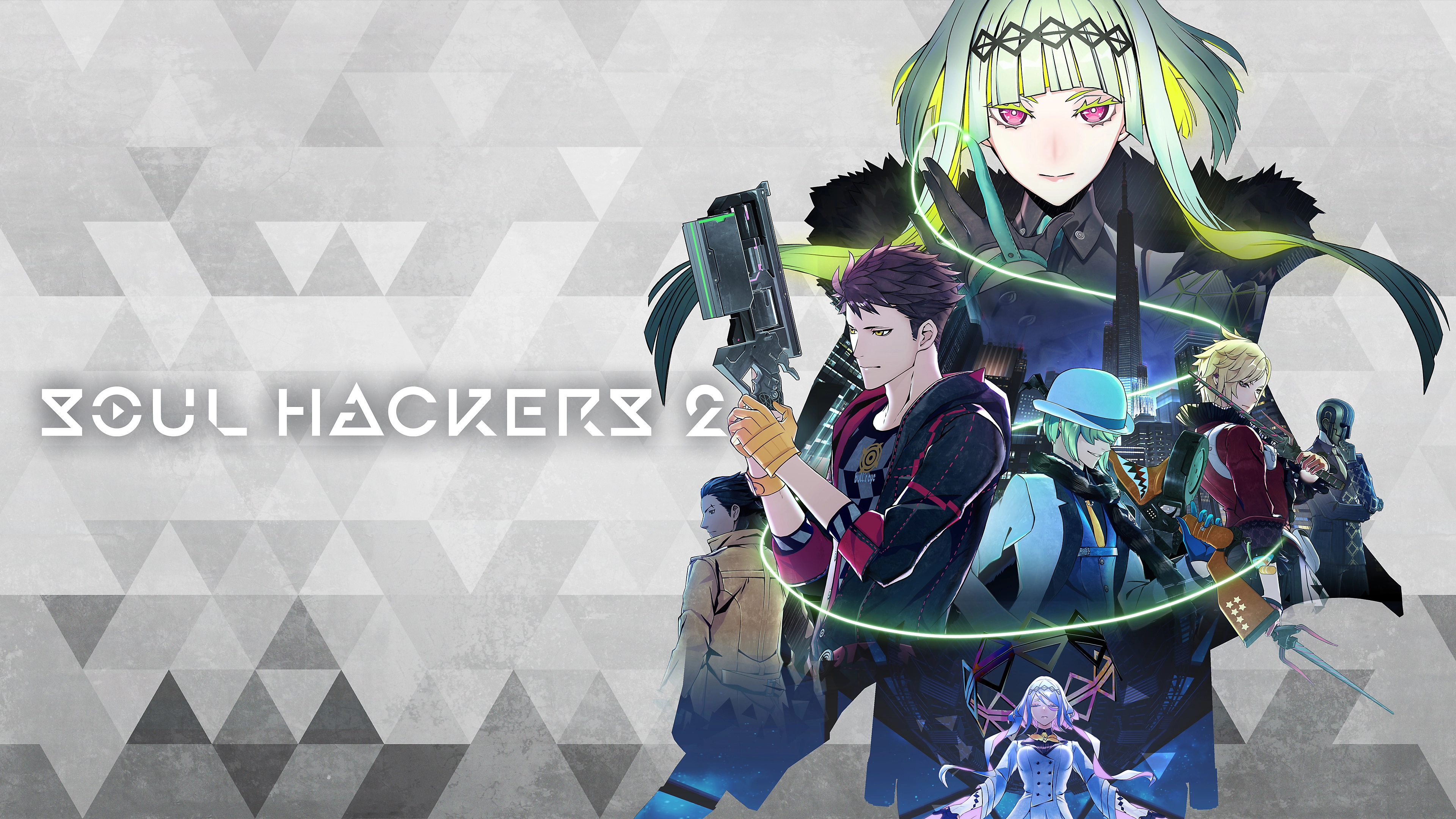 Soul Hackers 2 title screen for Xbox Series X