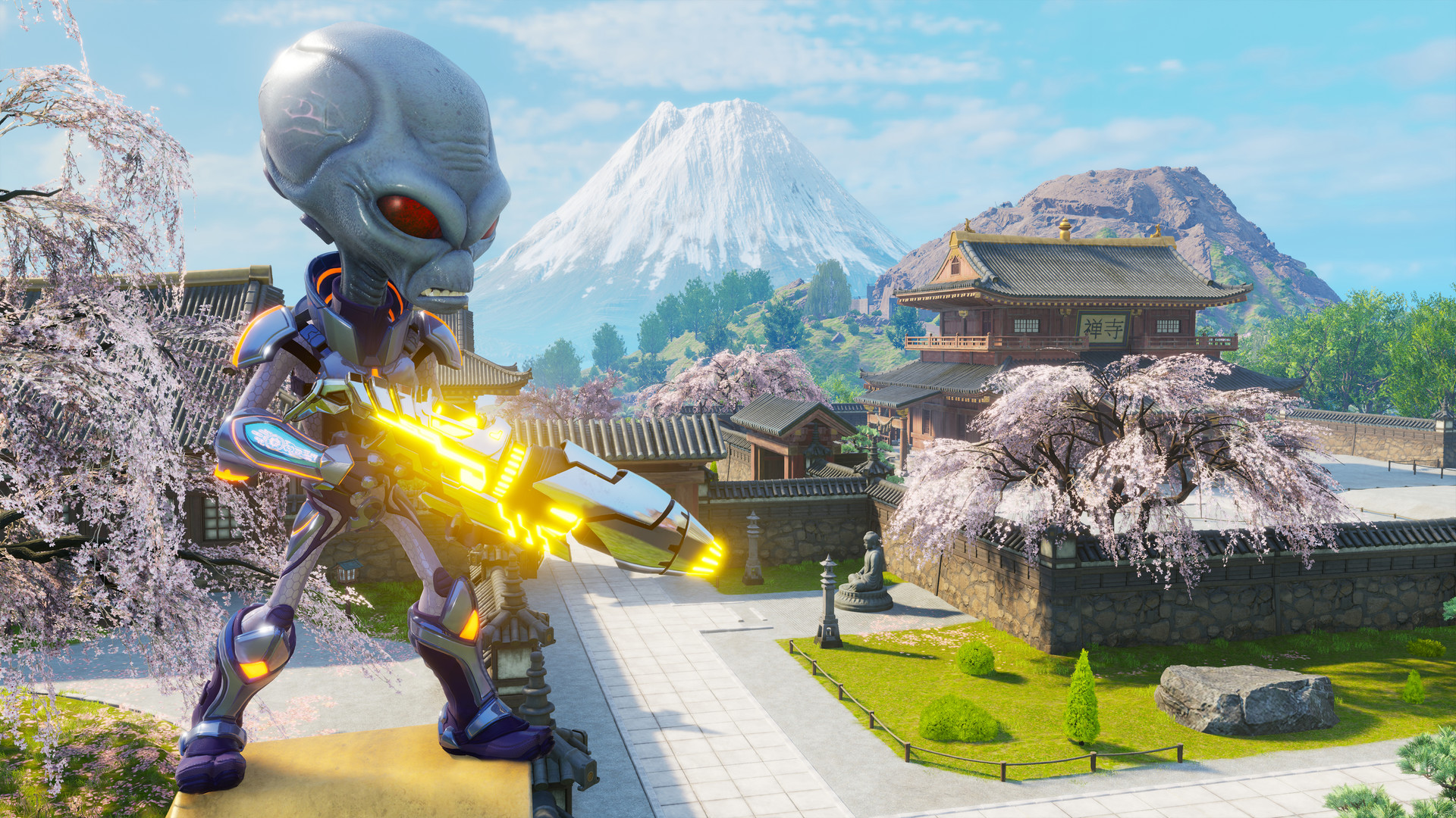 Destroy All Humans 2: Reprobed title screen for Xbox Series X