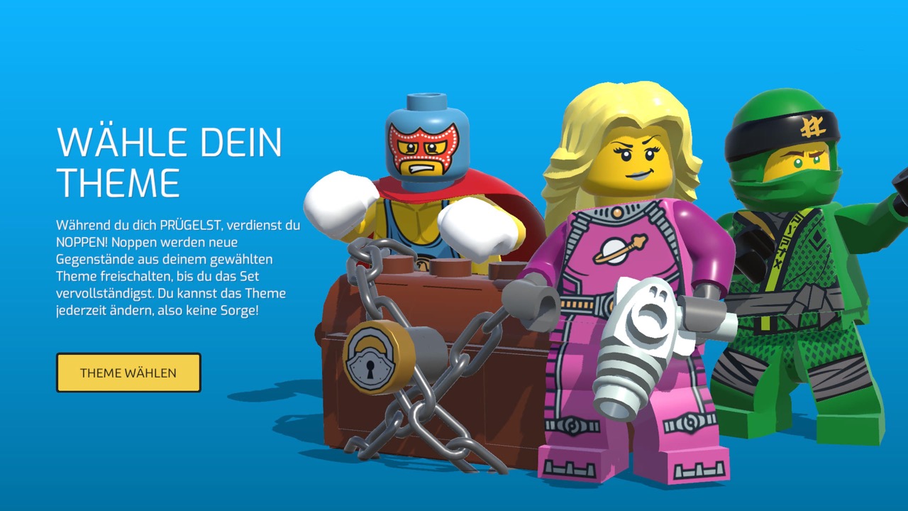 LEGO Brawls title screen for Xbox Series X