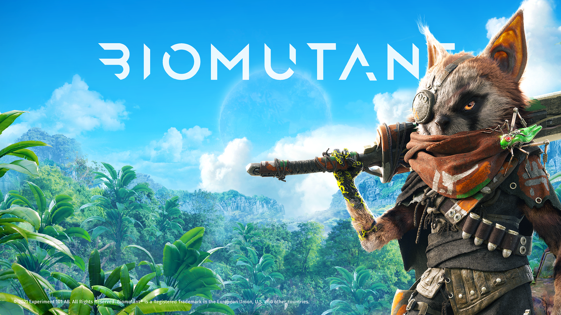 Biomutant title screen for Xbox Series X
