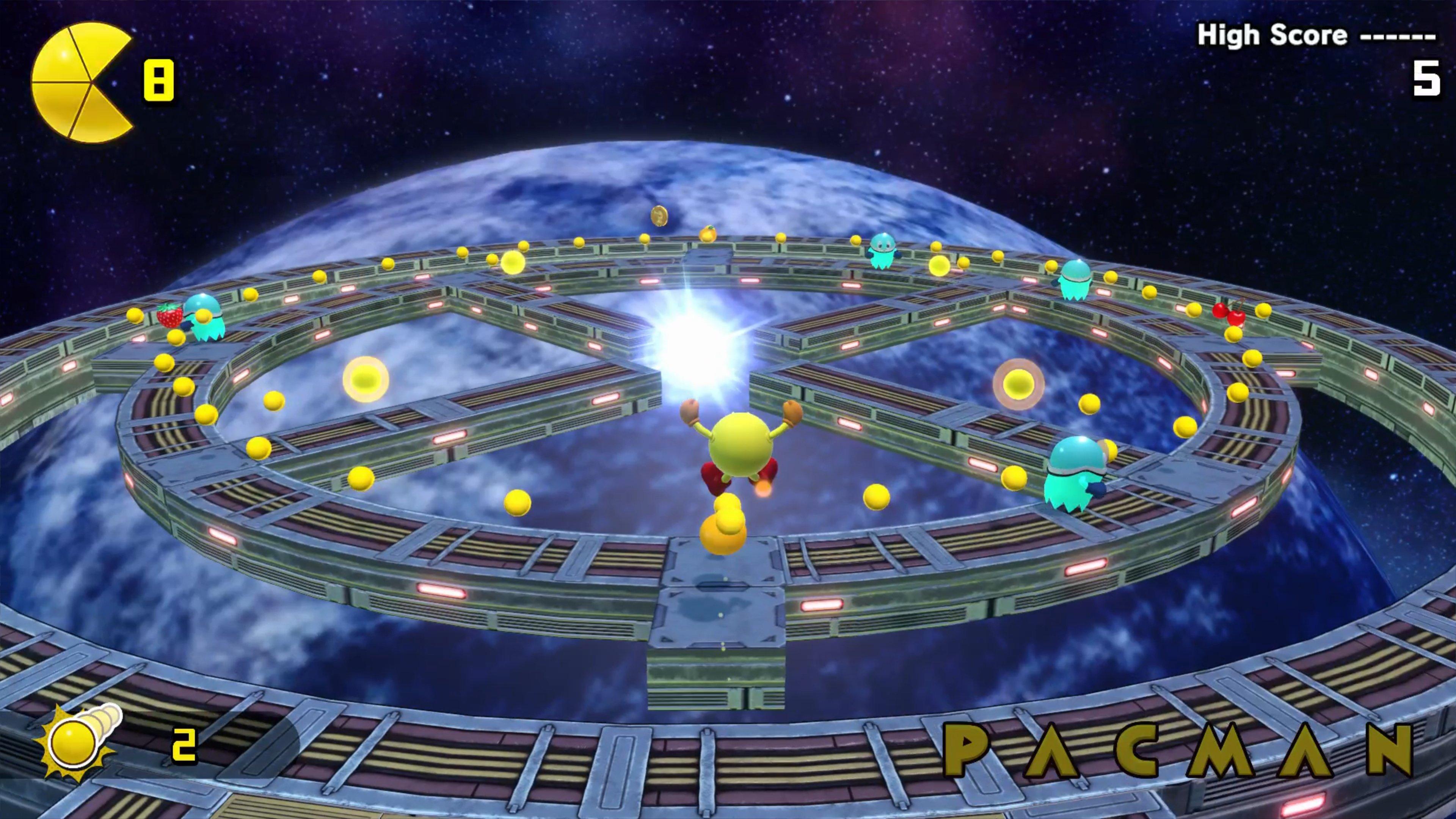 Pac-Man World Re-PAC title screen for Xbox Series X