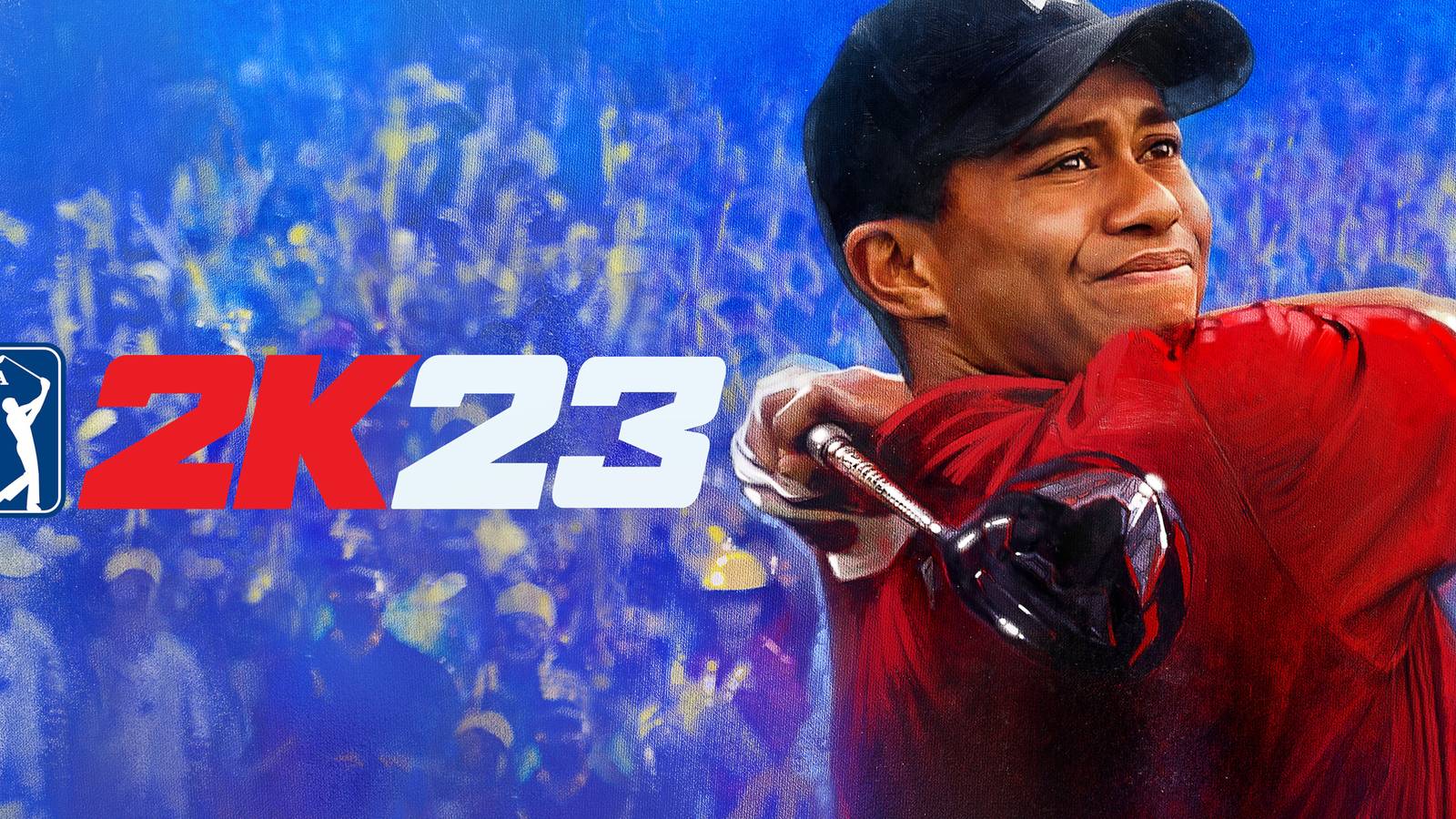 PGA Tour 2K23 title screen for Xbox Series X