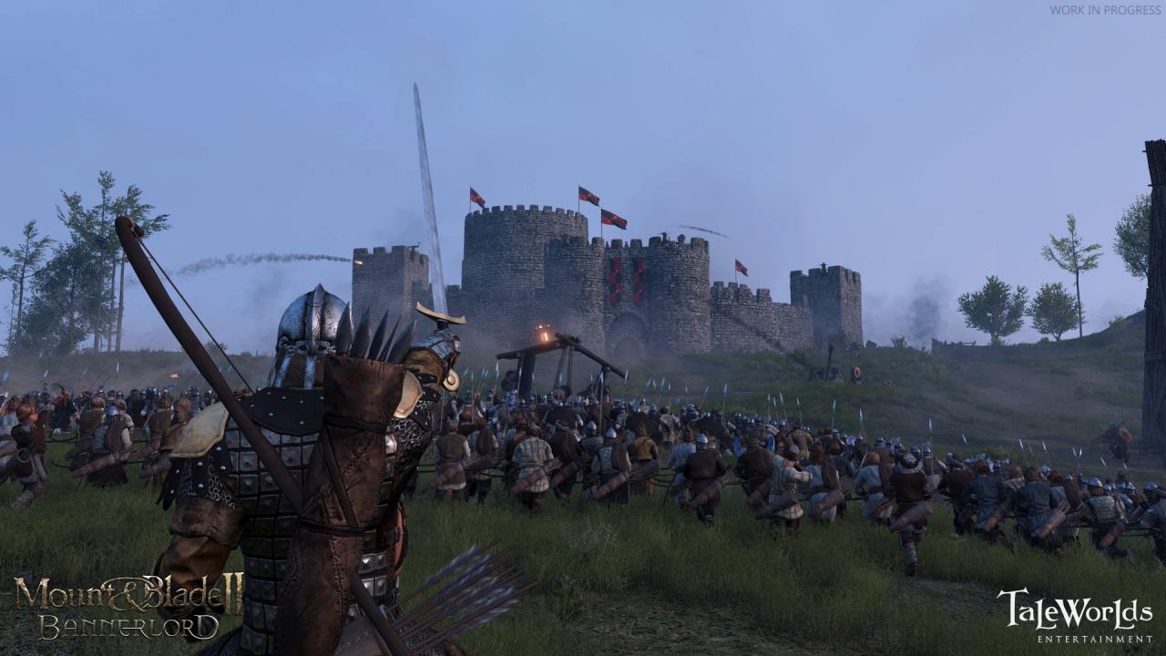 Mount & Blade 2: Bannerlord title screen for Xbox Series X