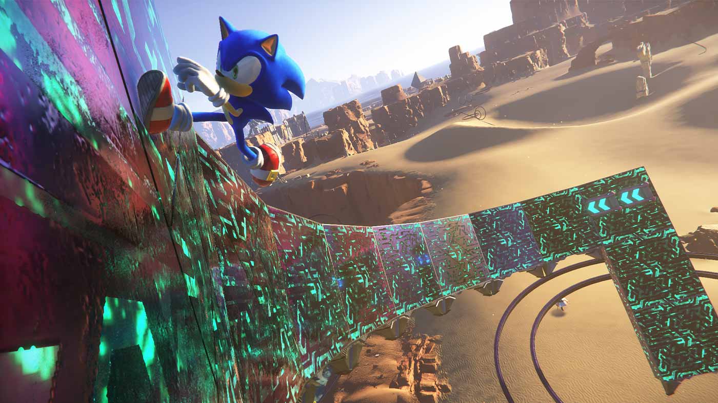Sonic Frontiers title screen for Xbox Series X