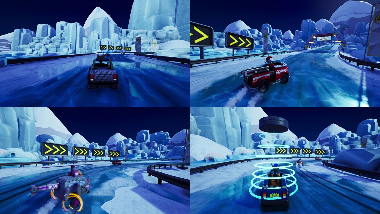 Paw Patrol Grand Prix title screen for Xbox Series X