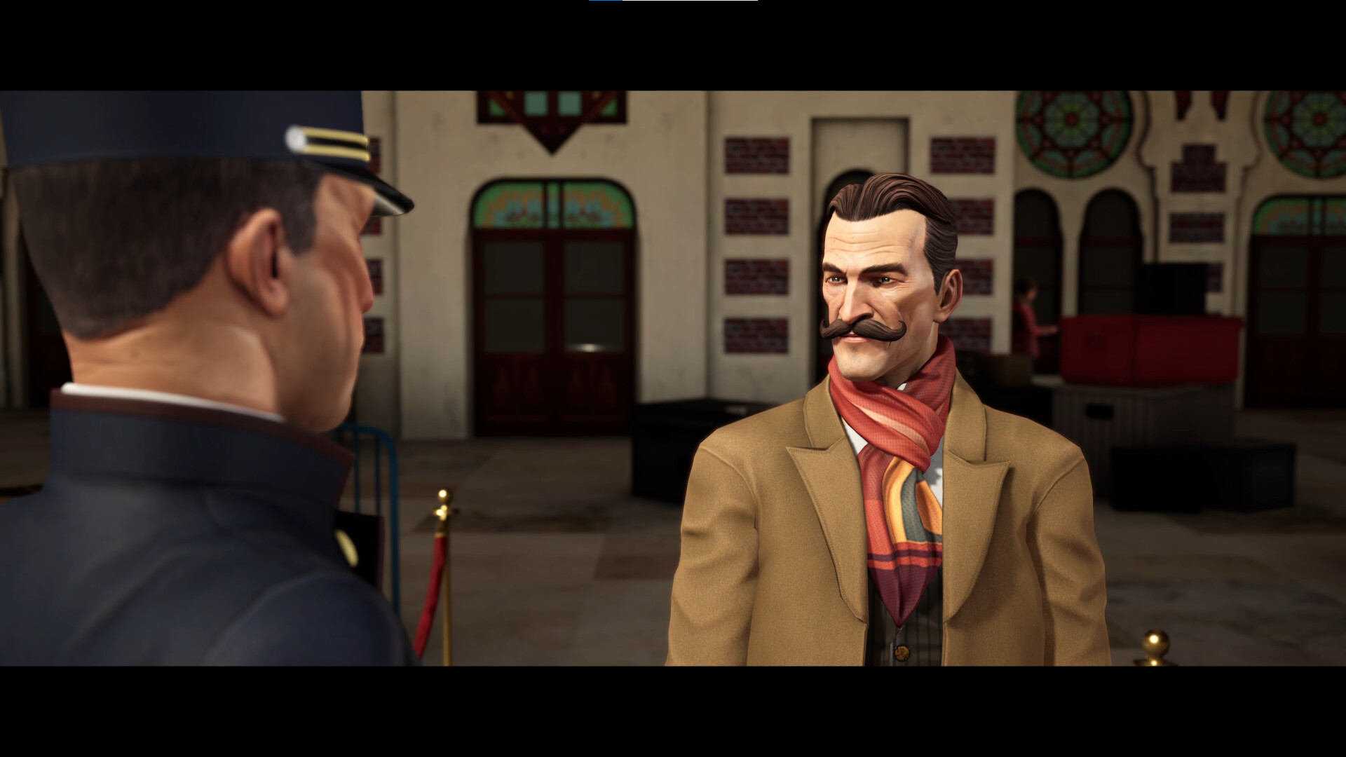 Agatha Christie: Murder on the Orient Express title screen for Xbox Series X