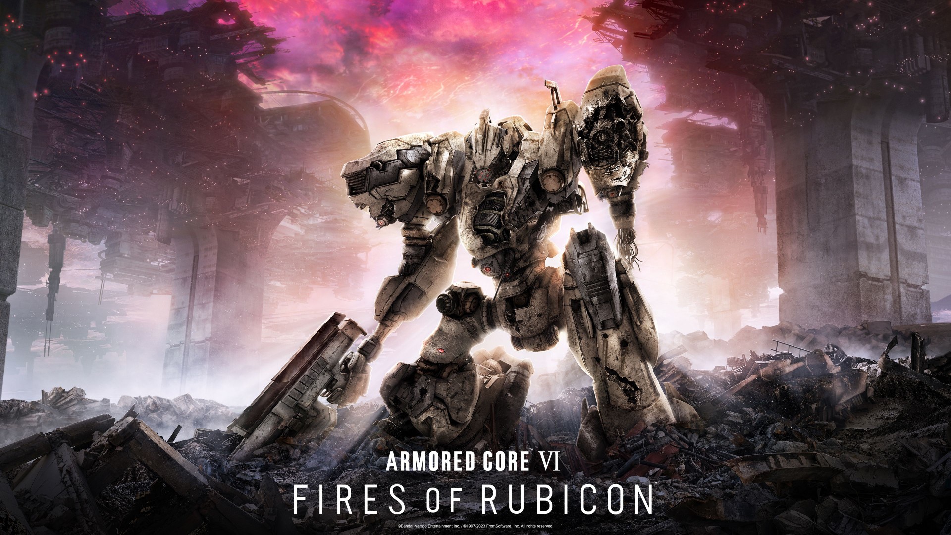 Armored Core VI: Fires of Rubicon title screen for Xbox Series X