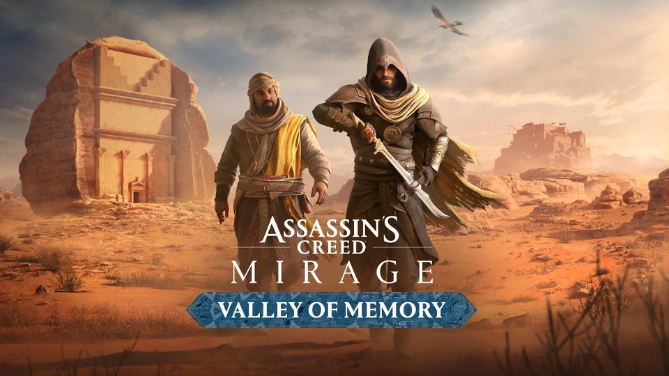 Assassin's Creed Mirage title screen for Xbox Series X