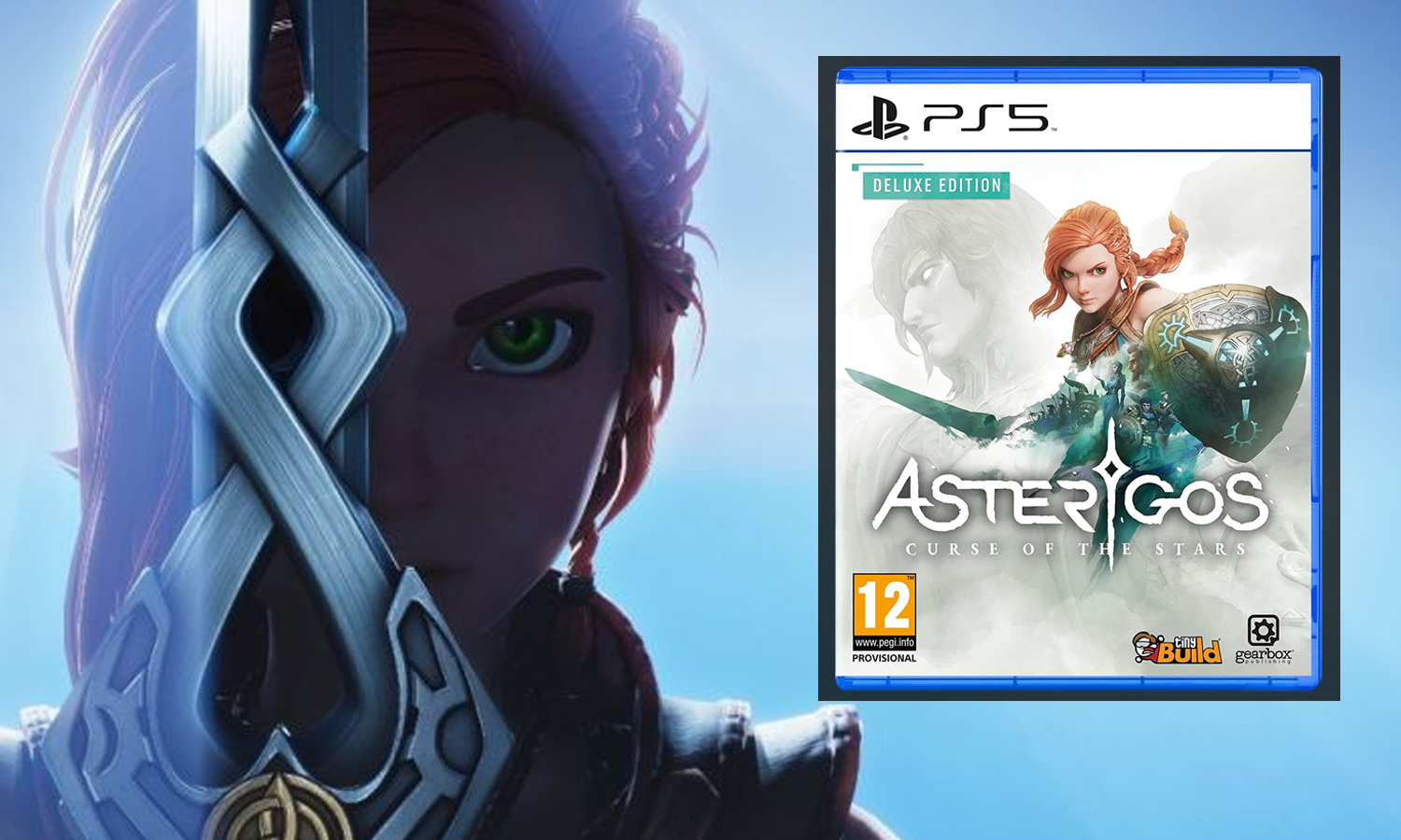 Asterigos Curse Of The Stars: Deluxe Edition title screen for Xbox Series X