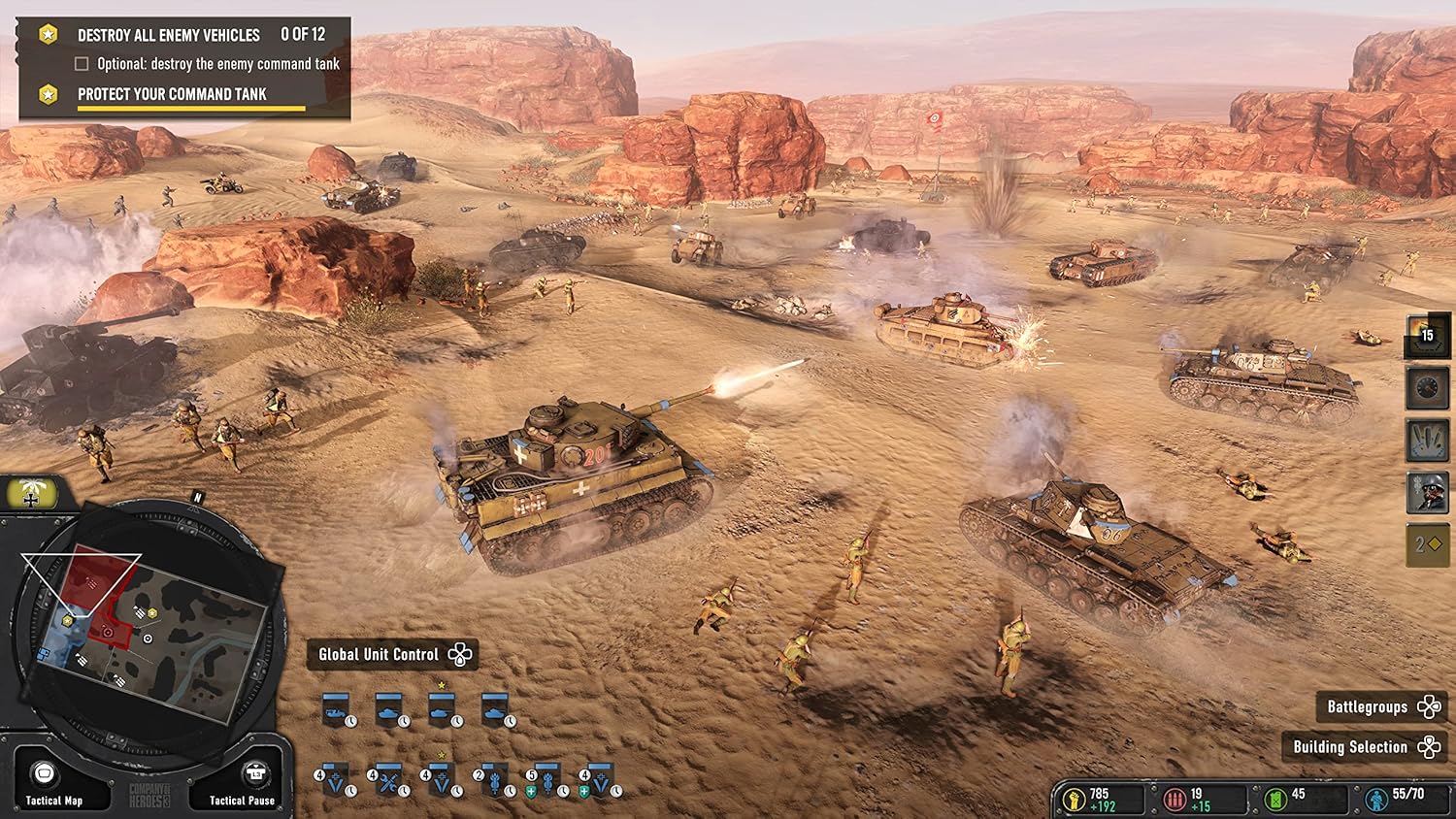 Company of Heroes 3: Console Edition title screen for Xbox Series X