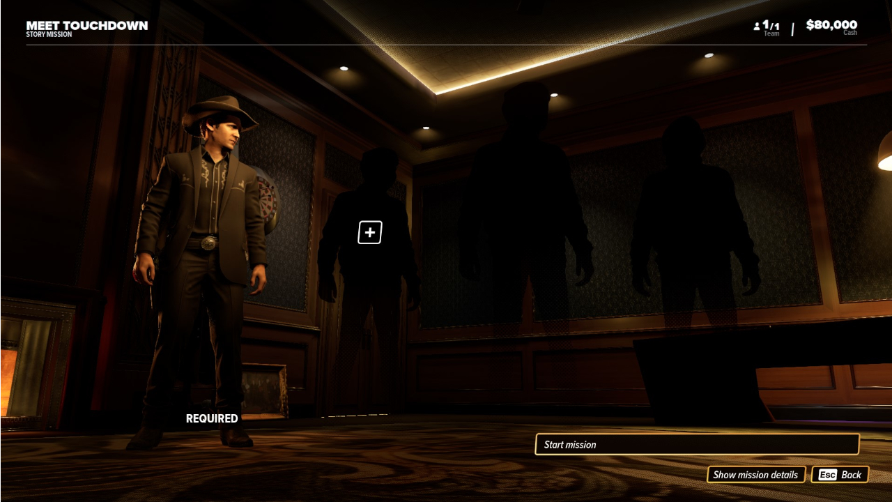 Crime Boss: Rockay City title screen for Xbox Series X