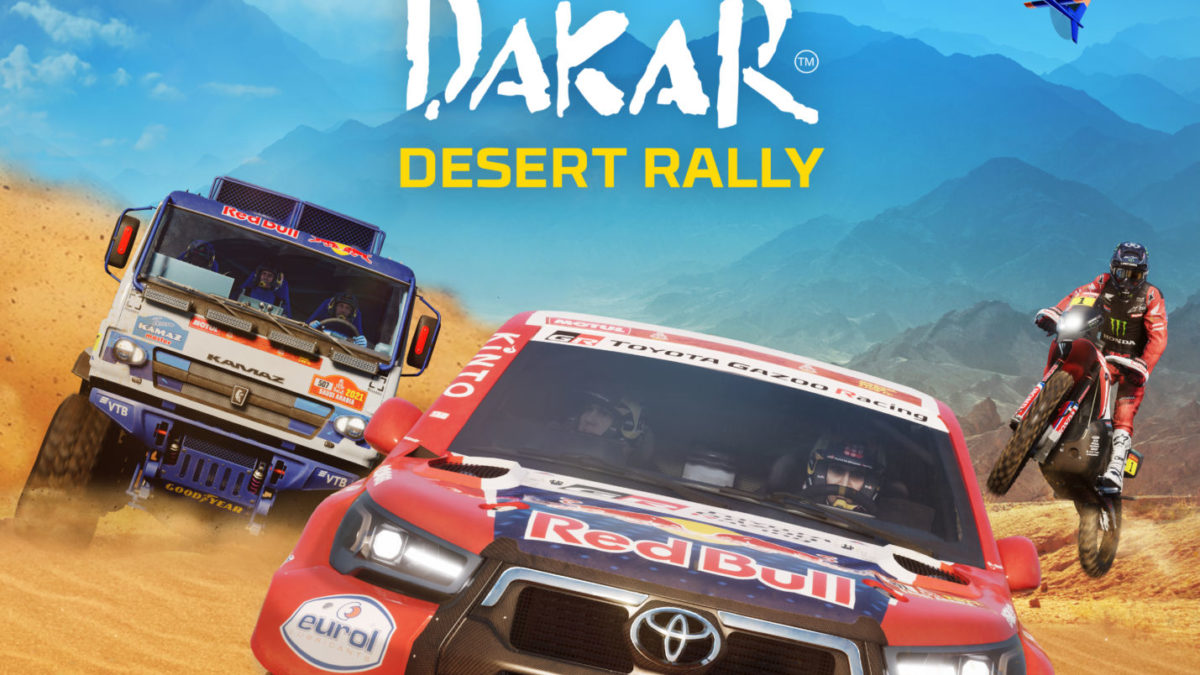 Dakar Desert Rally title screen for Xbox Series X