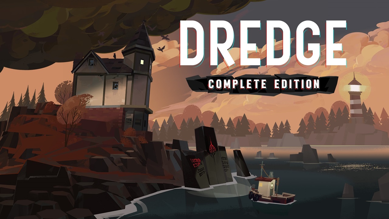 Dredge: Deluxe Edition title screen for Xbox Series X
