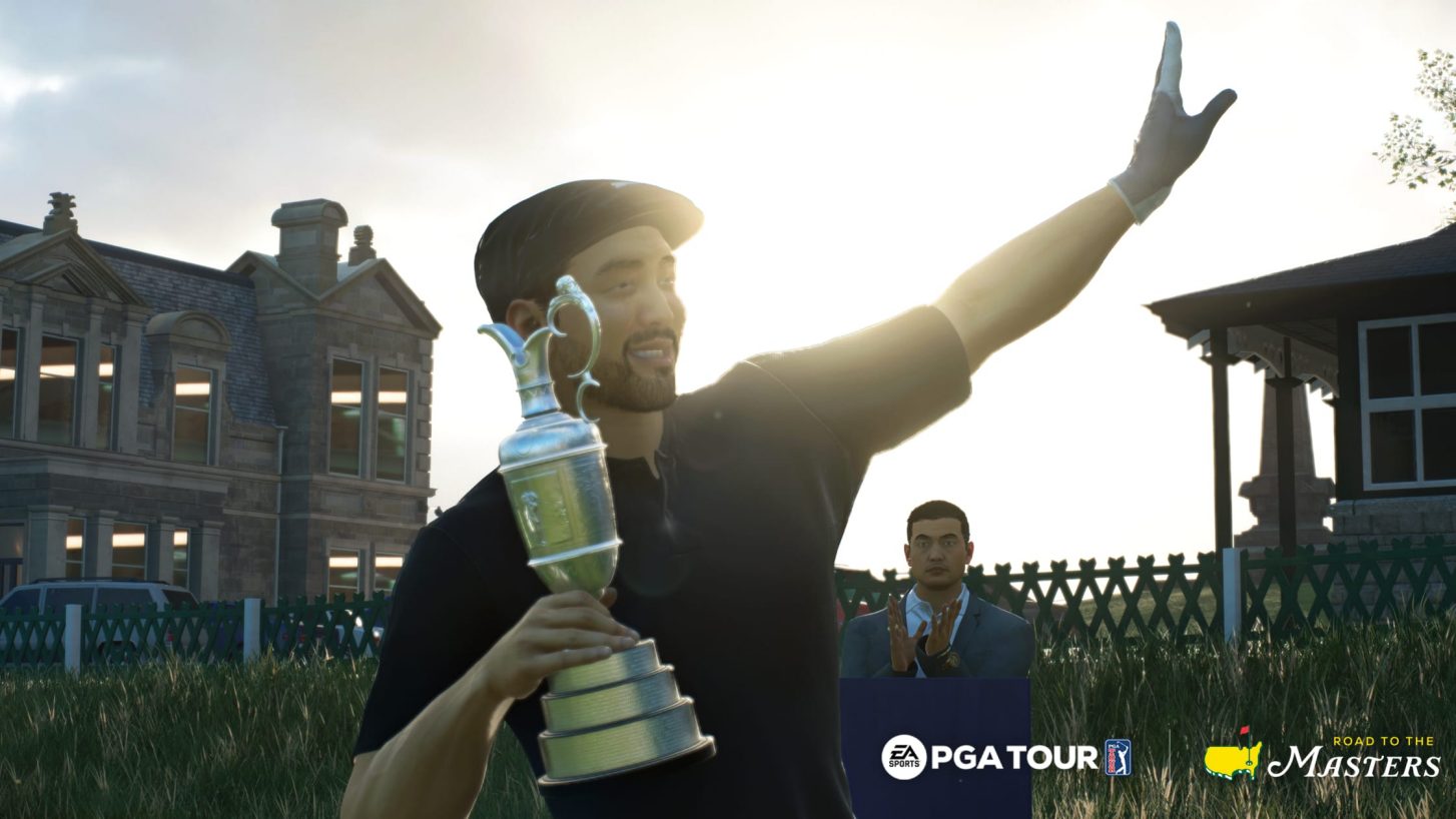 EA SPORTS PGA Tour title screen for Xbox Series X