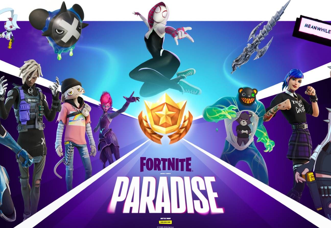 Fortnite: Anime Legends title screen for Xbox Series X