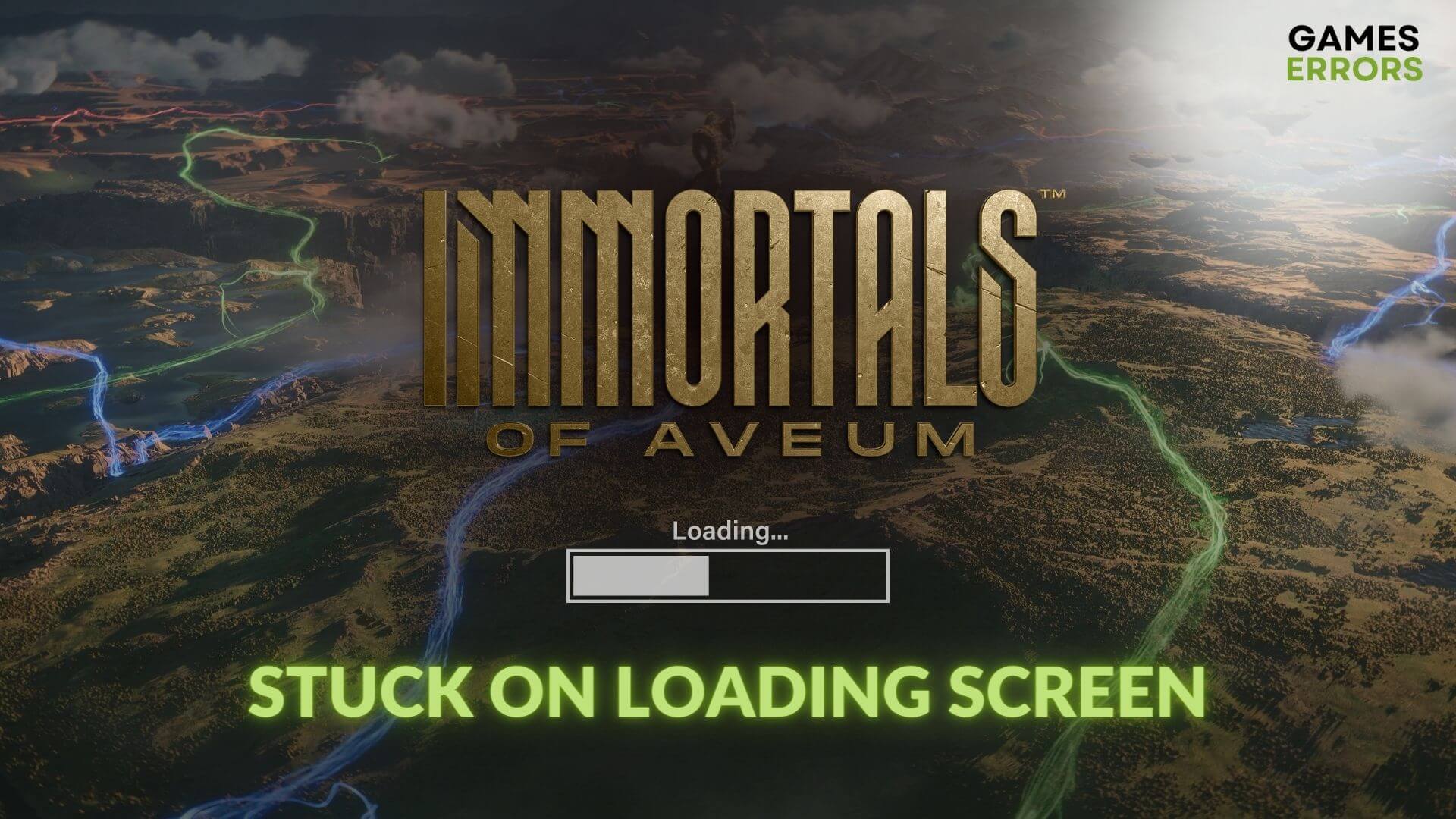 Immortals of Aveum title screen for Xbox Series X