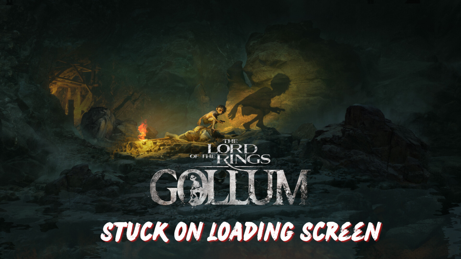 Lord of the Rings: Gollum title screen for Xbox Series X