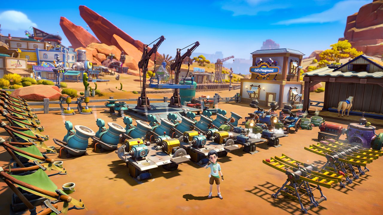 My Time at Sandrock title screen for Xbox Series X