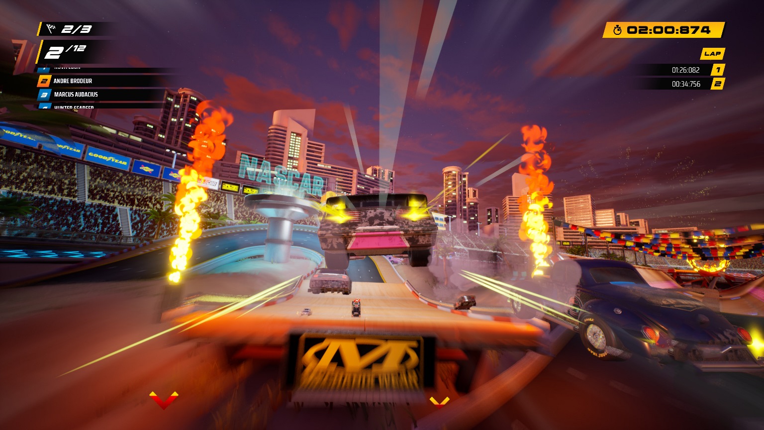 NASCAR Arcade Rush title screen for Xbox Series X