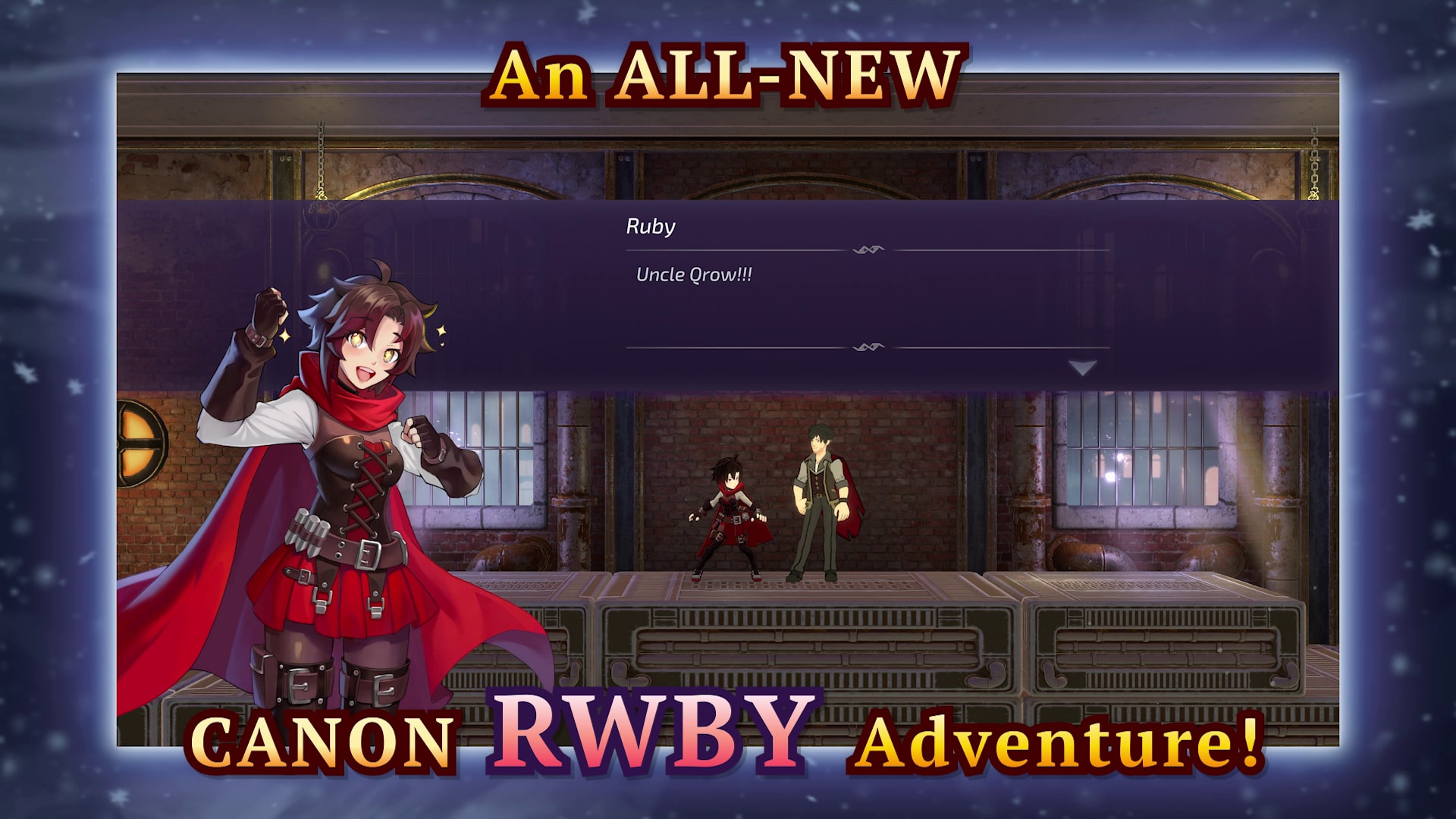 RWBY: Arrowfell title screen for Xbox Series X
