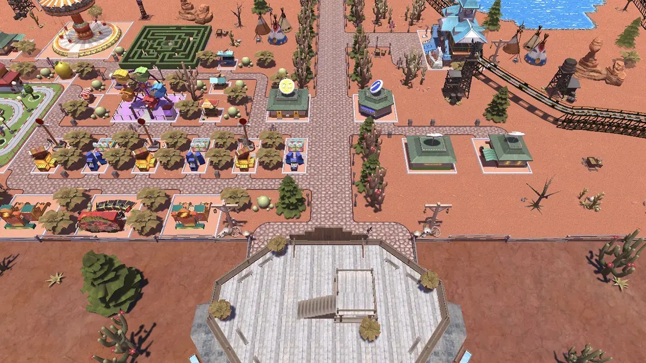 Roller Coaster Tycoon Adventures Deluxe title screen for Xbox Series X